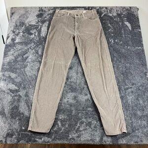 Vtg 90s Orange Tab Levi's 550 Gray Corduroy Men's 32X34 (31X33) Straight Jeans